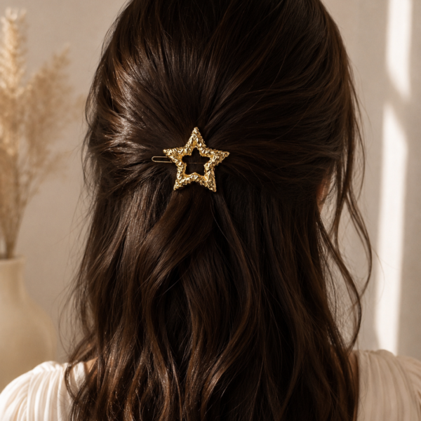 Golden Star Hair Pin