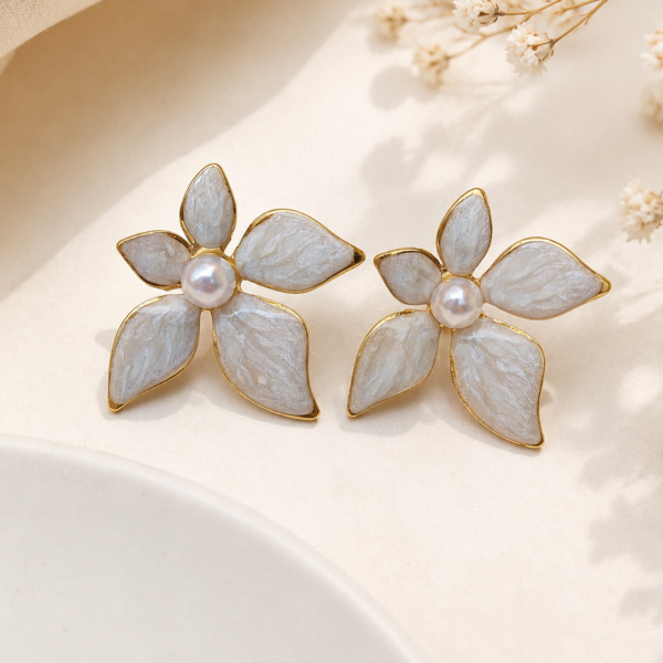 Korean Style Pearl Earrings