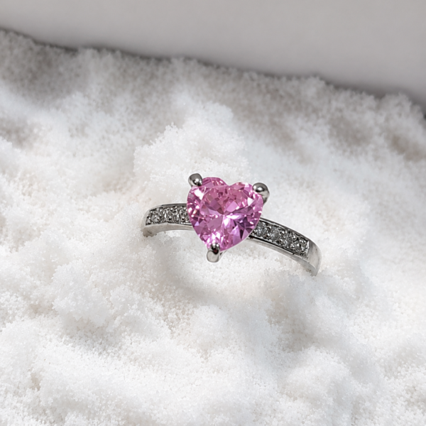 Blush Heart Ring